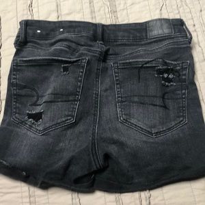 American Eagle Black Denim Shorts